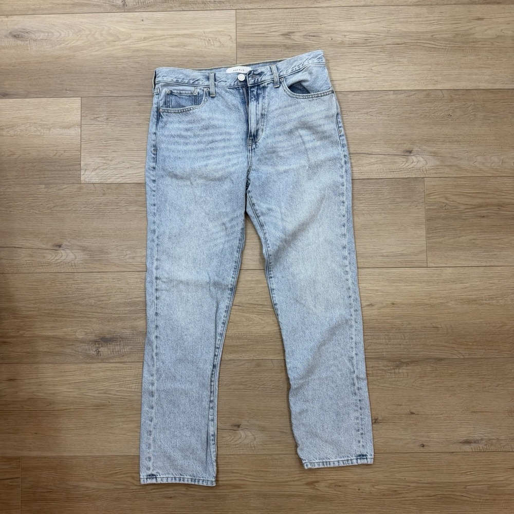 PacSun Straight Fit Jeans Mens 32x32 (Measures 32x30) Light Wash 100% Cotton EUC